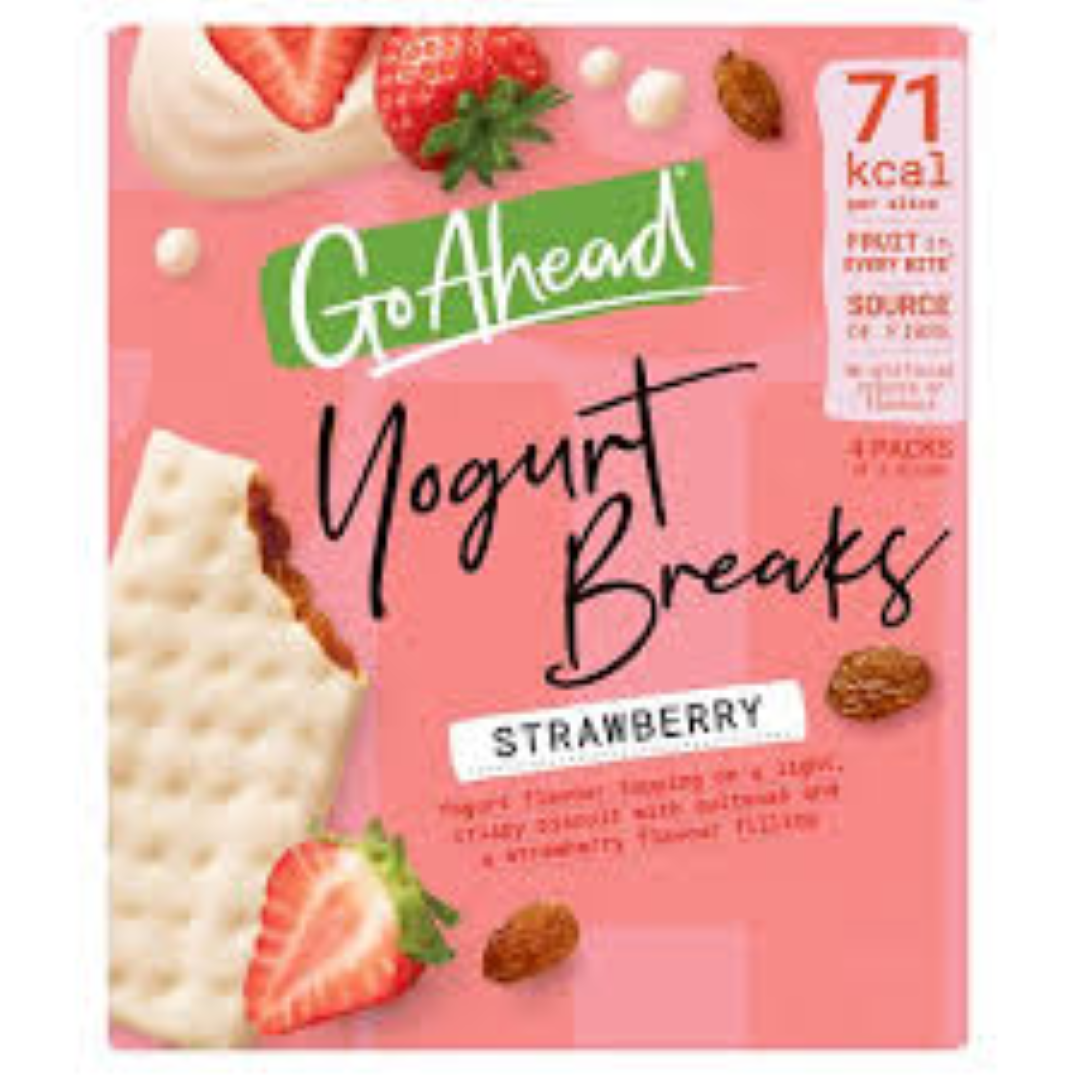 MCVITIES GO AHEAD YOGURT BREAKS STRW 178G